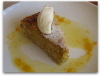 Thumbnail image for Almond, Pear and Honey Cake with Orange & Honey Syrup (Gluten Free, Dairy Free)