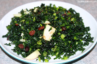 Thumbnail image for Spicy Massaged Kale Salad with Apple, Sultanas and Cinnamon