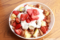 Post image for Quinoa Fruit Salad with Coconut-Passionfruit Cream